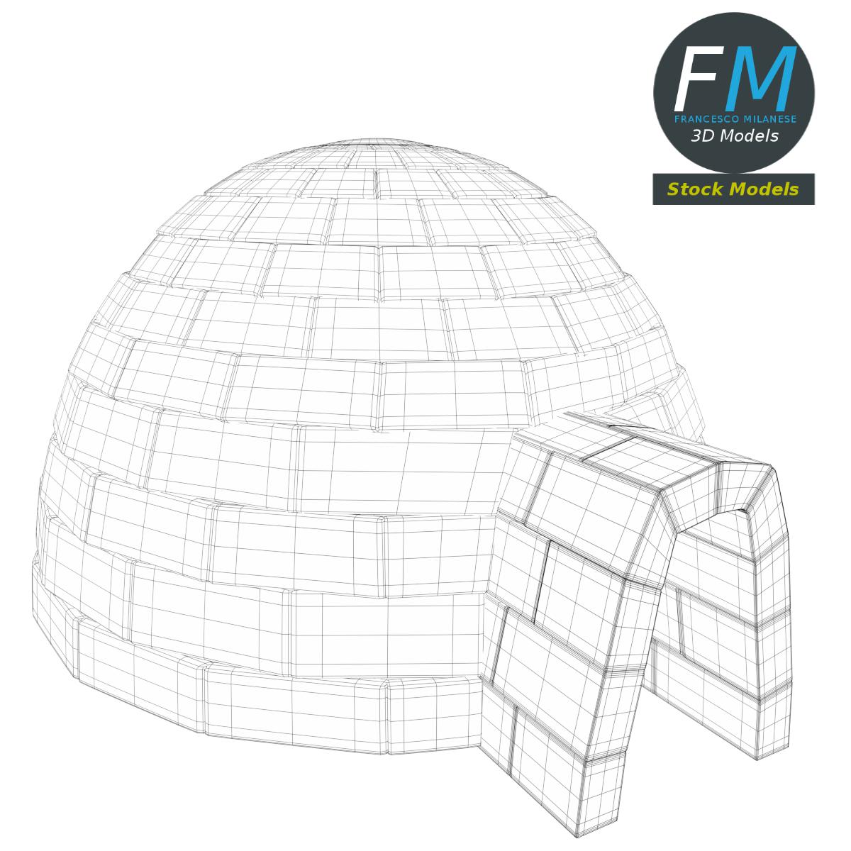 3D-Modell - Iglu - 07