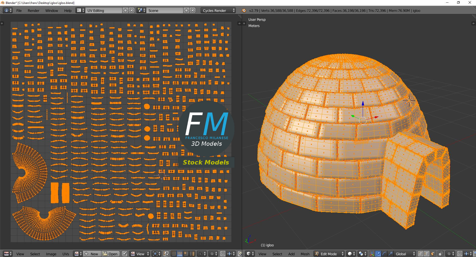3D-Modell - Iglu - 10