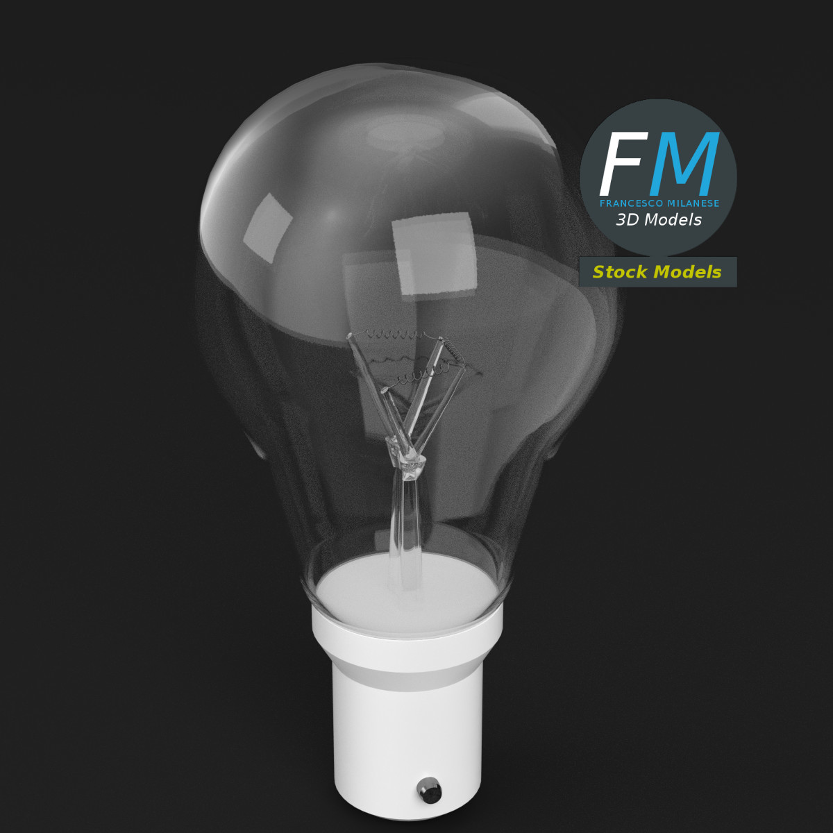 3D-Modell - Glühlampe - 02