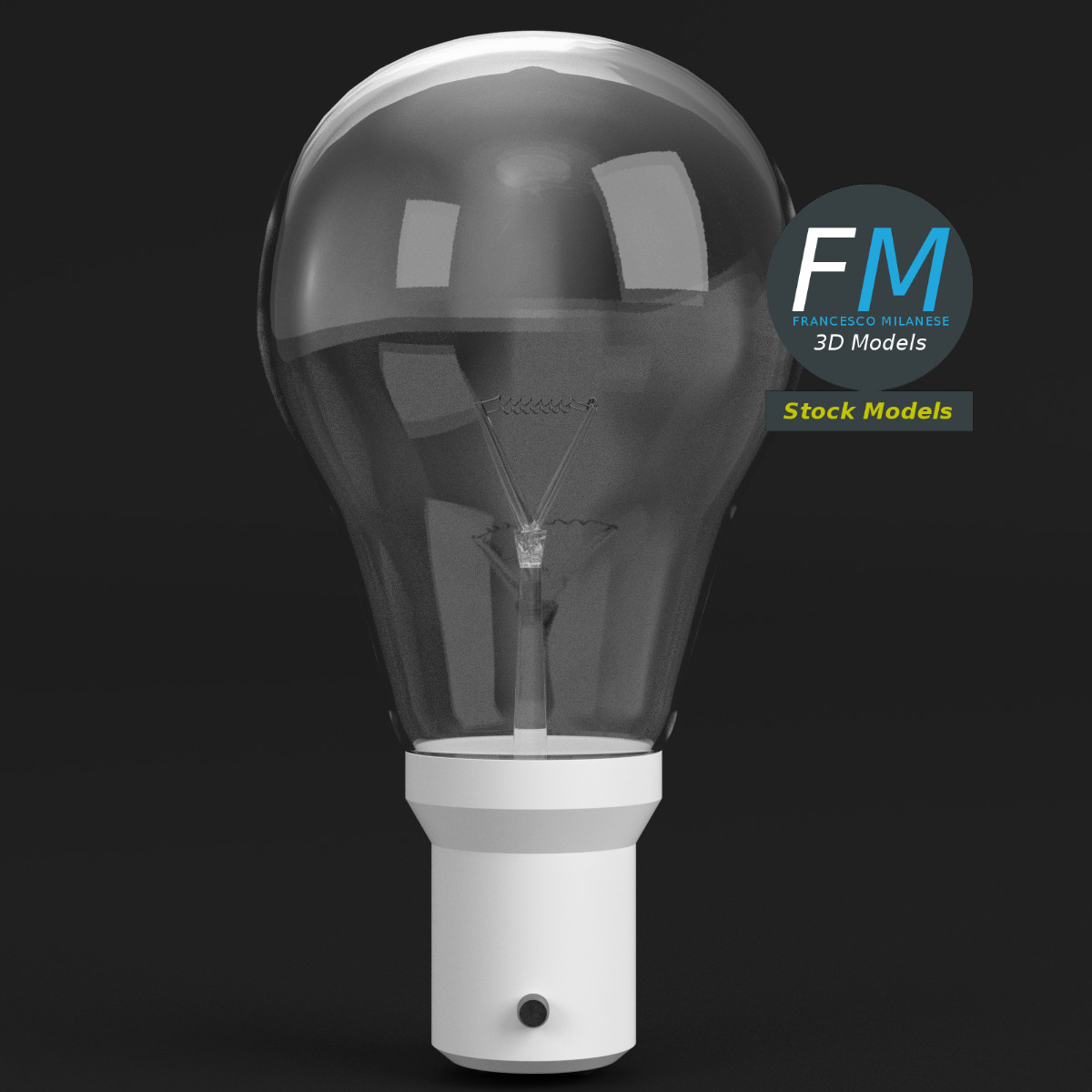 3D-Modell - Glühlampe - 03