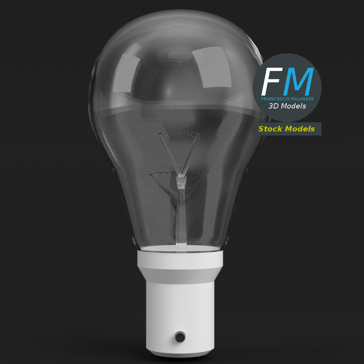 3D-Modell - Glühlampe - 04