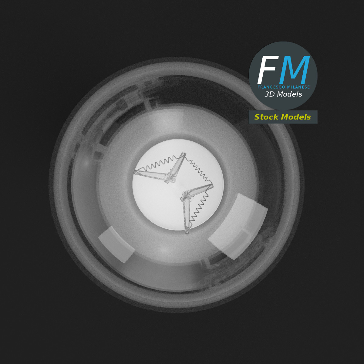 3D-Modell - Glühlampe - 06