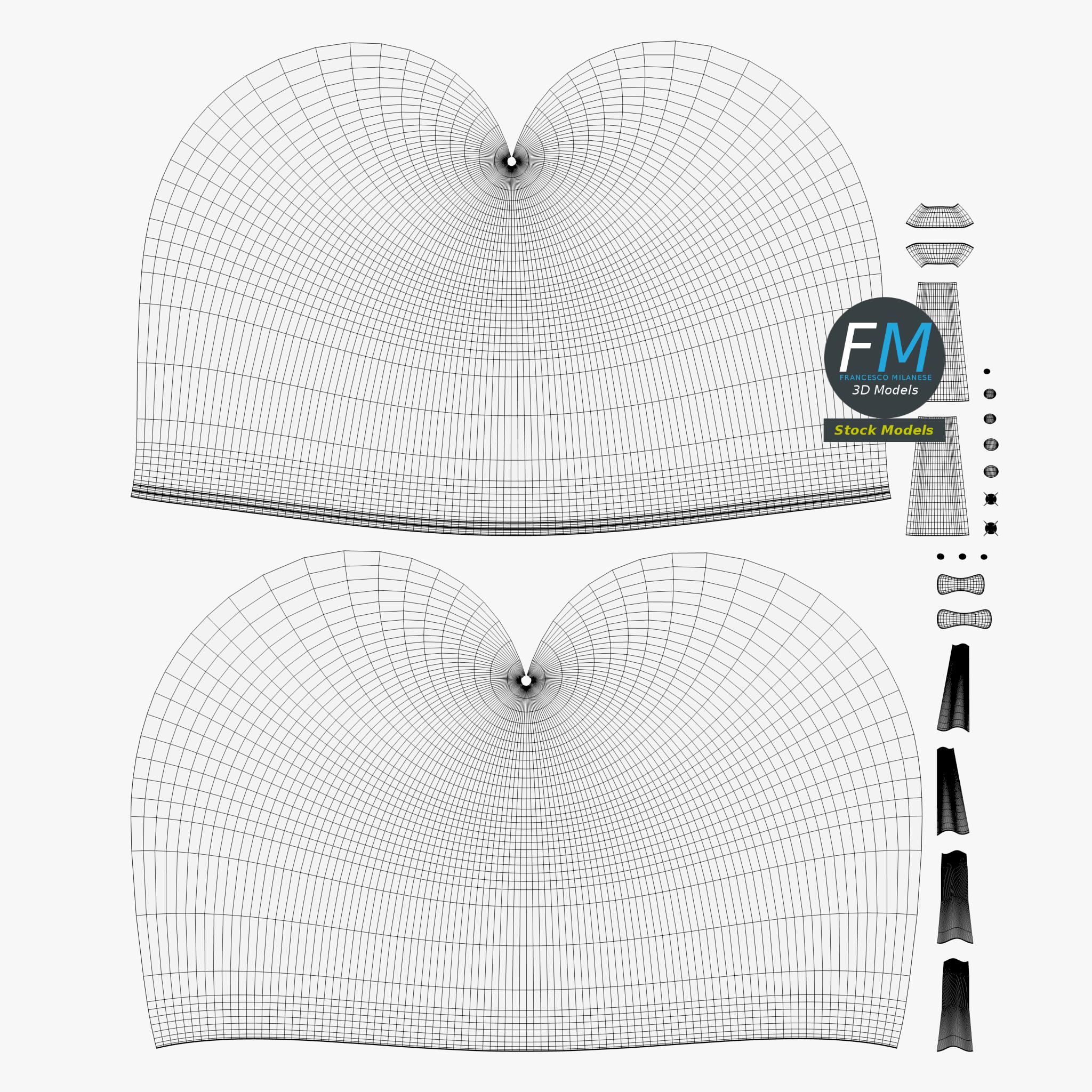 3D-Modell - Glühlampe - 12 3D-Modell - Glühlampe - 12