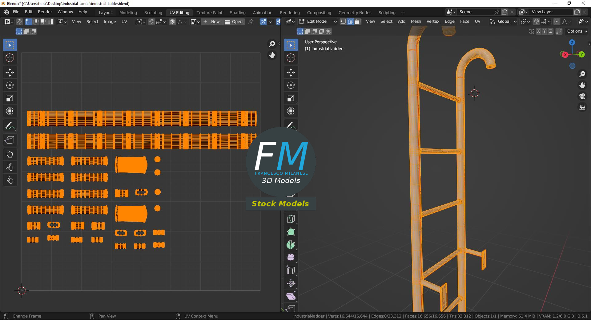 3D-Modell - Industrieleiter - 10