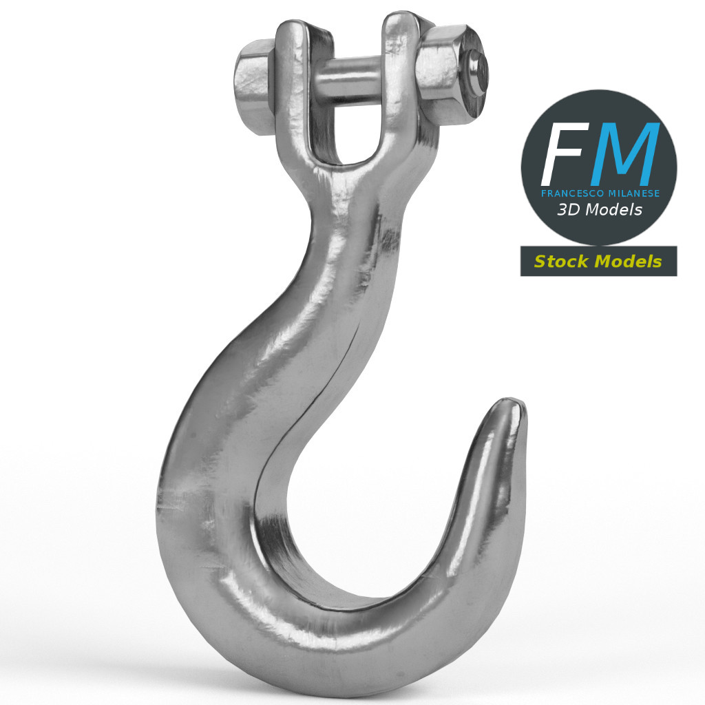 3D-Modell - Industriehaken - 01