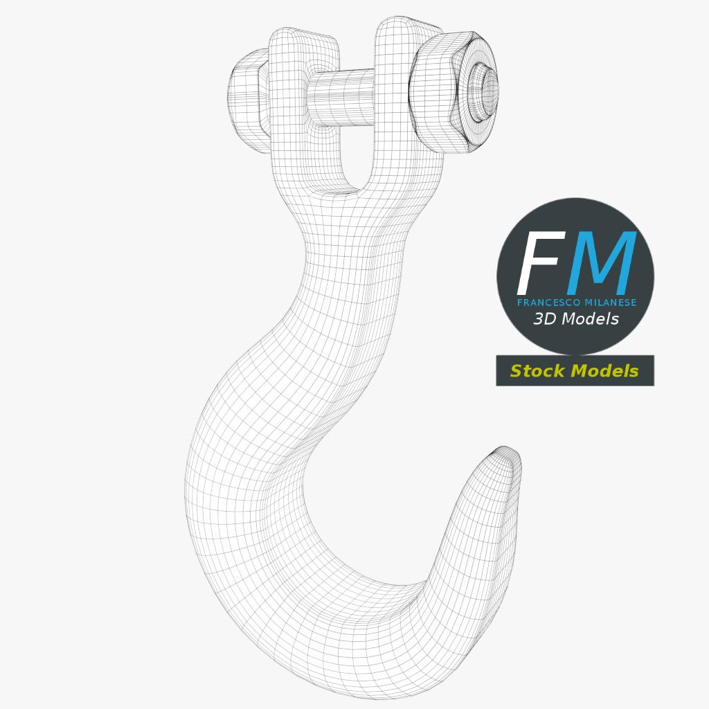 3D-Modell - Industriehaken - 07