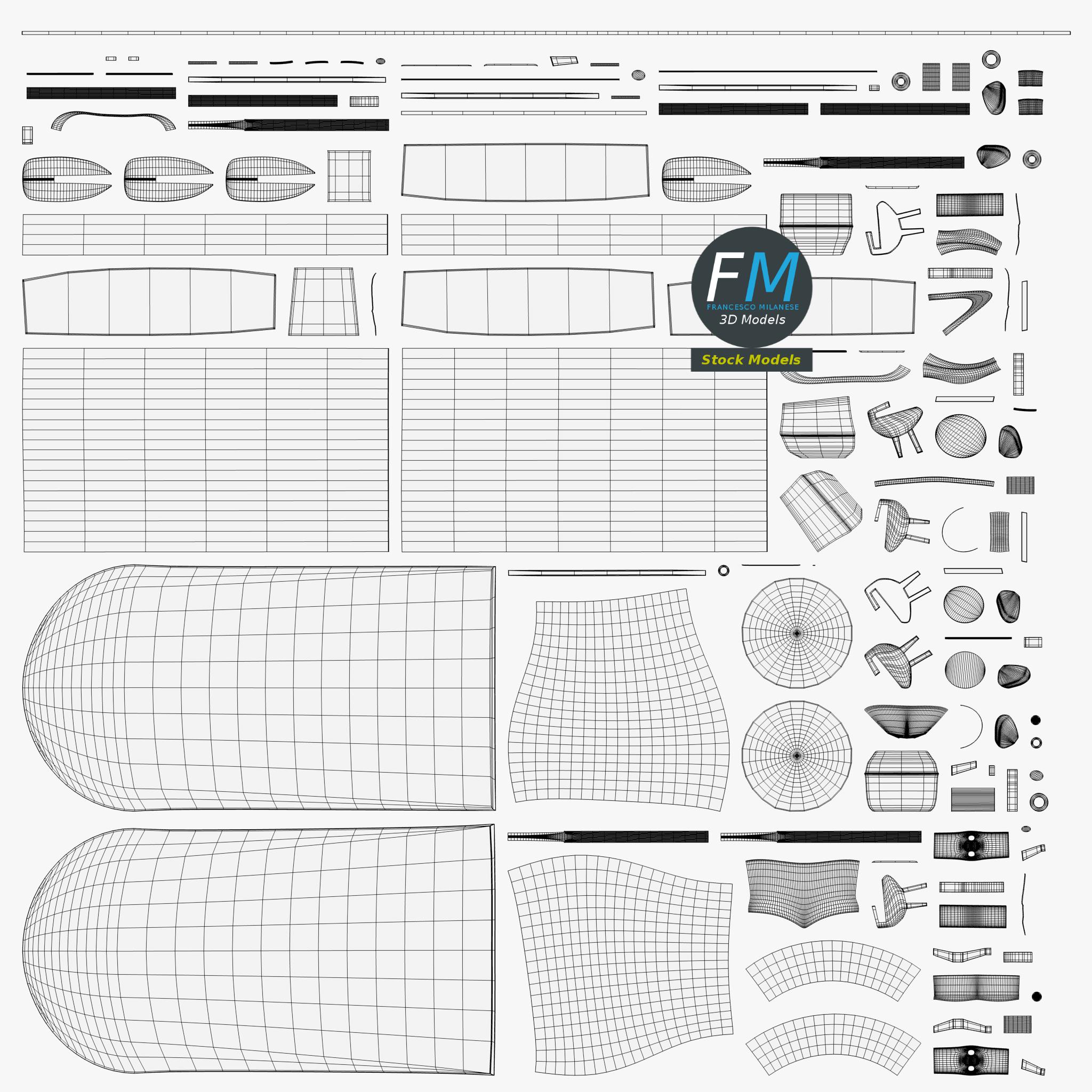 3D-Modell - Basismesh eines Schlauchboots - 11 3D-Modell - Basismesh eines Schlauchboots - 11