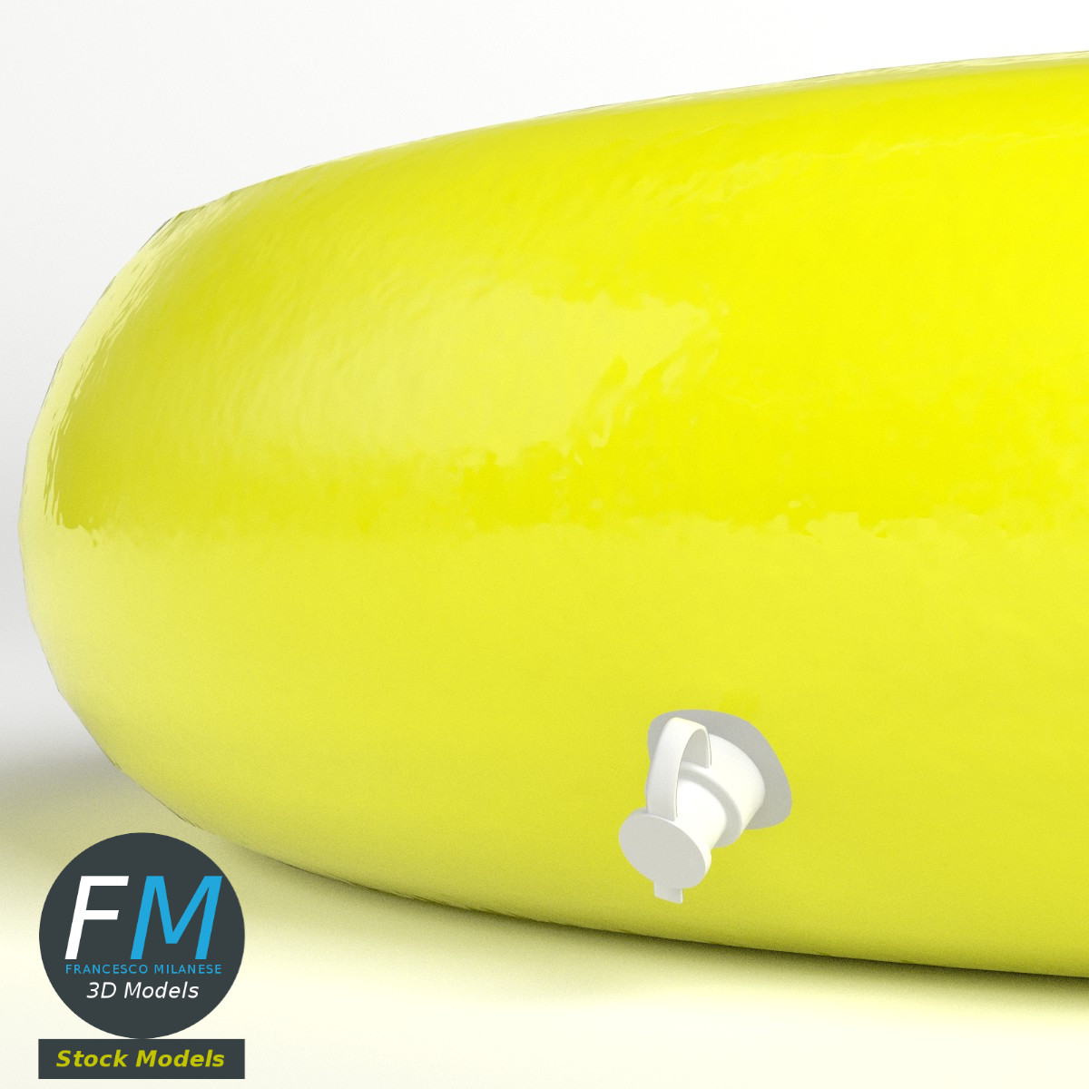 3D-Modell - Aufblasbarer Enten-Schwimmring - 04