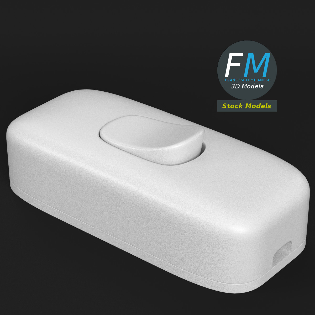 3D-Modell - Zwischenschalter für Kabel - 02
