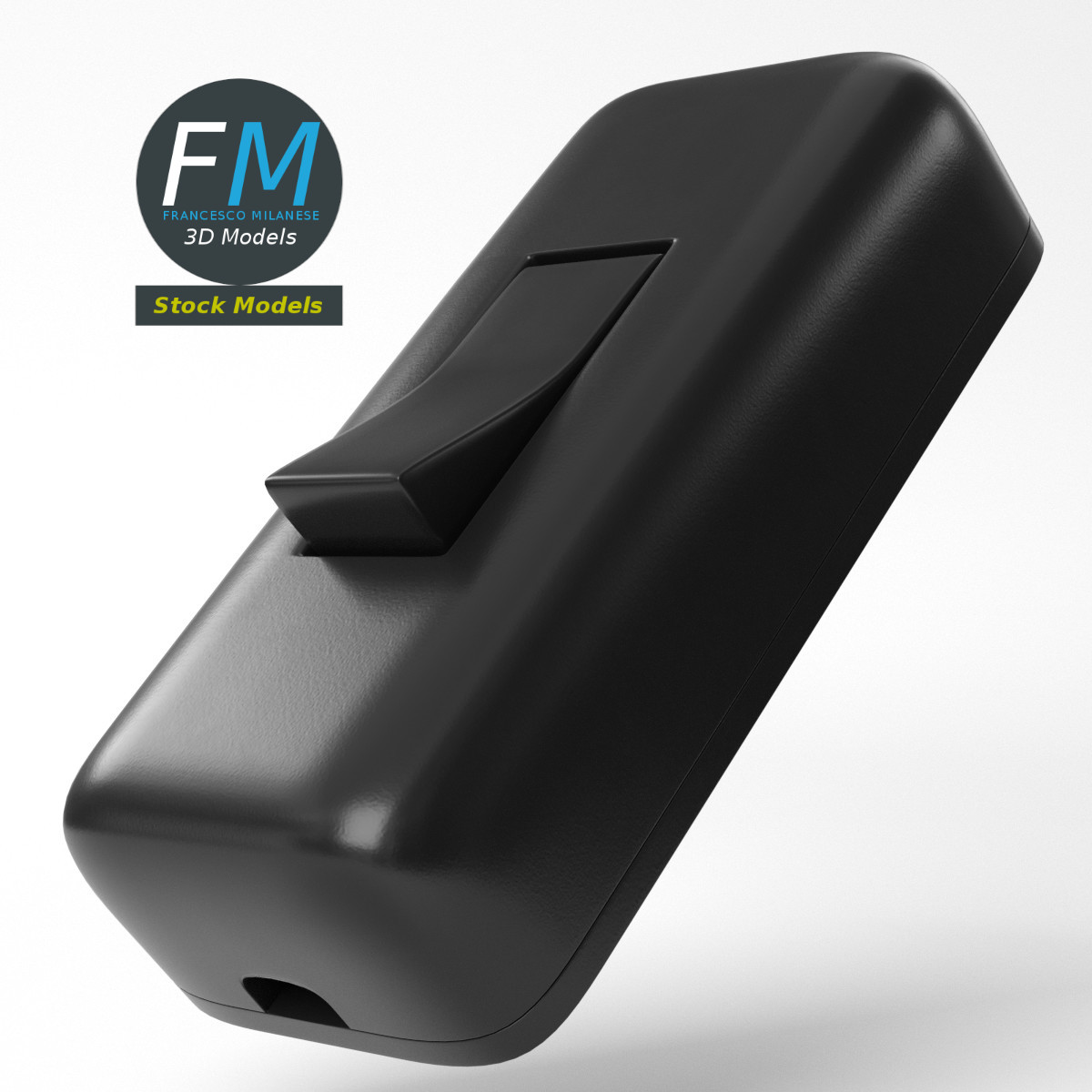 3D-Modell - Zwischenschalter für Kabel - 05