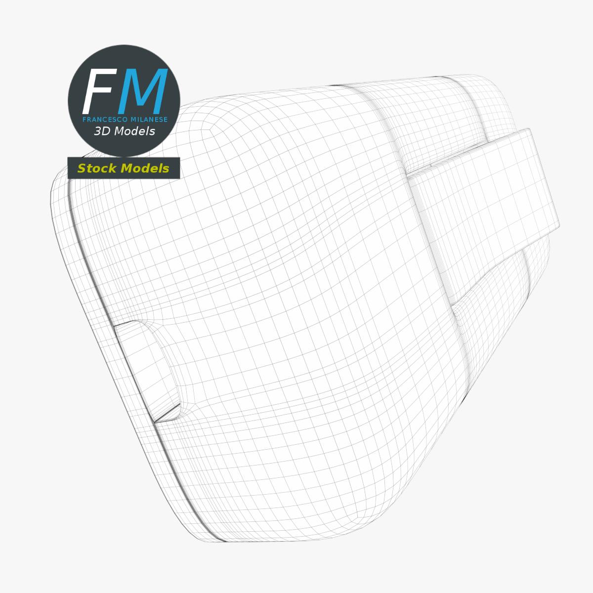 3D-Modell - Zwischenschalter für Kabel - 08