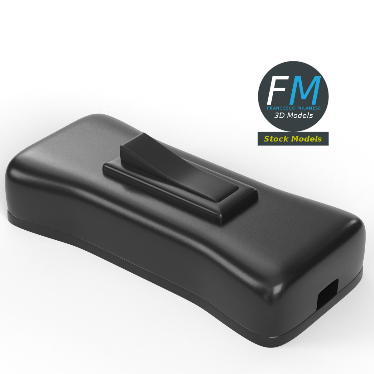 3D-Modell - Zwischenschalter für Kabel - 02