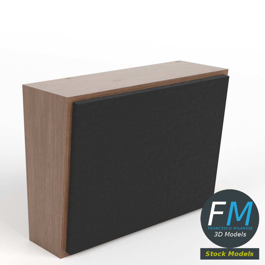 3D-Modell - Gegensprechanlagen-Lautsprecher - 01