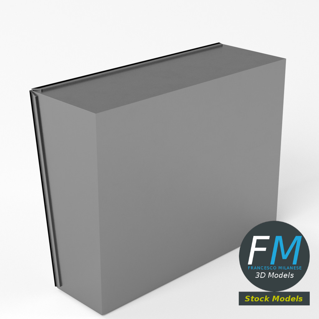 3D-Modell - Metall-Lautsprecher für Gegensprechanlage - 05