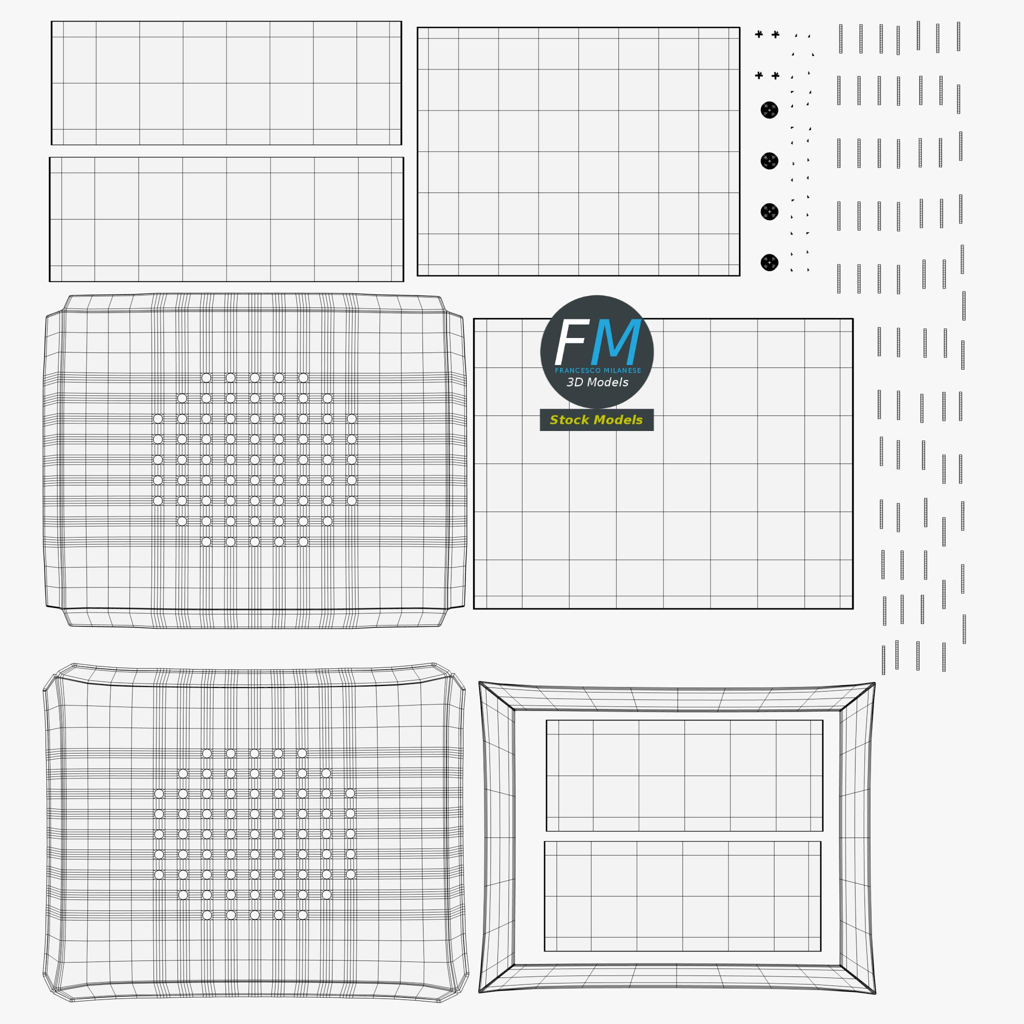 3D-Modell - Metall-Lautsprecher für Gegensprechanlage - 11