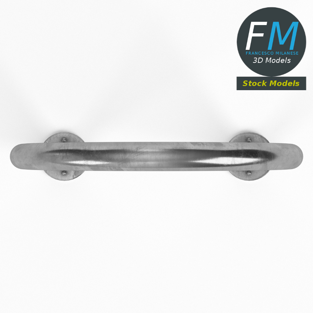 3D-Modell - Fahrradbügel in Umgekehrter U-Form - 06