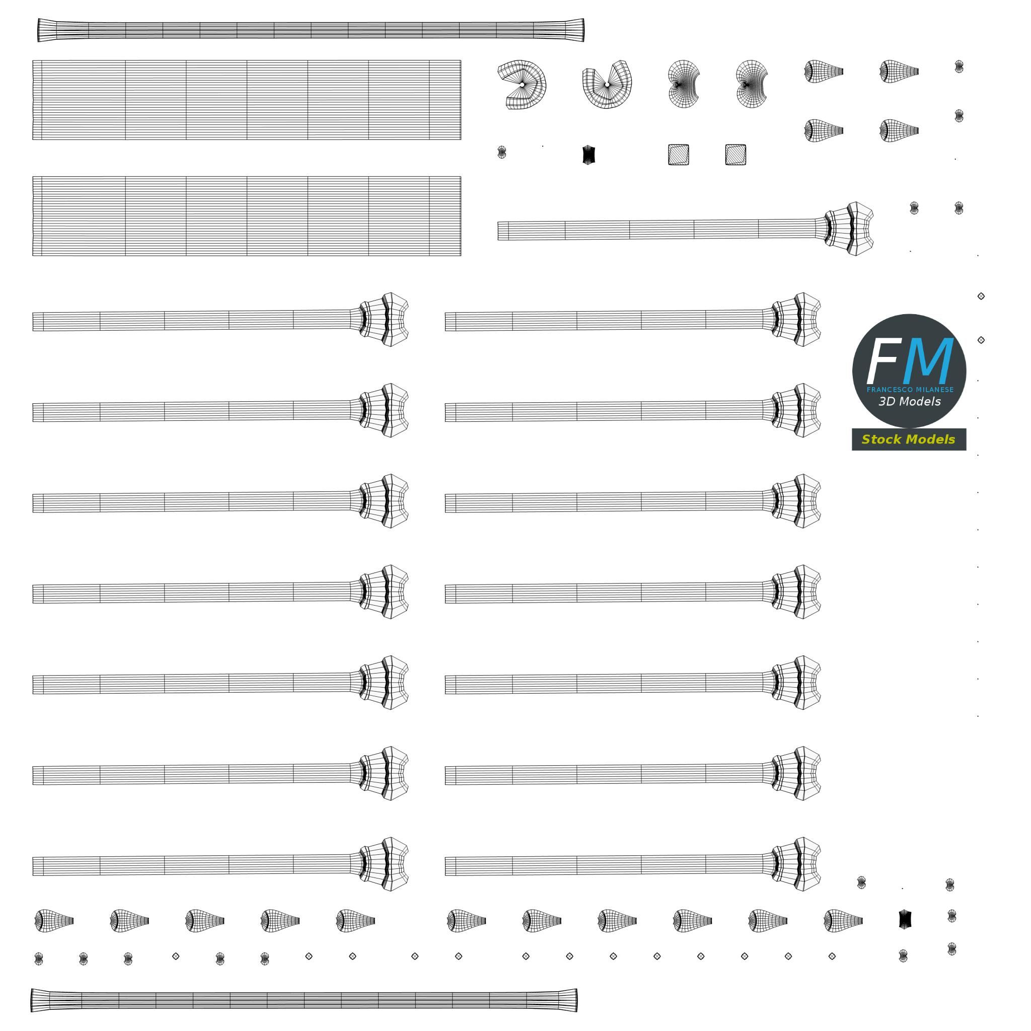 3D-Modell - Eisenzaun - 11 3D-Modell - Eisenzaun - 11