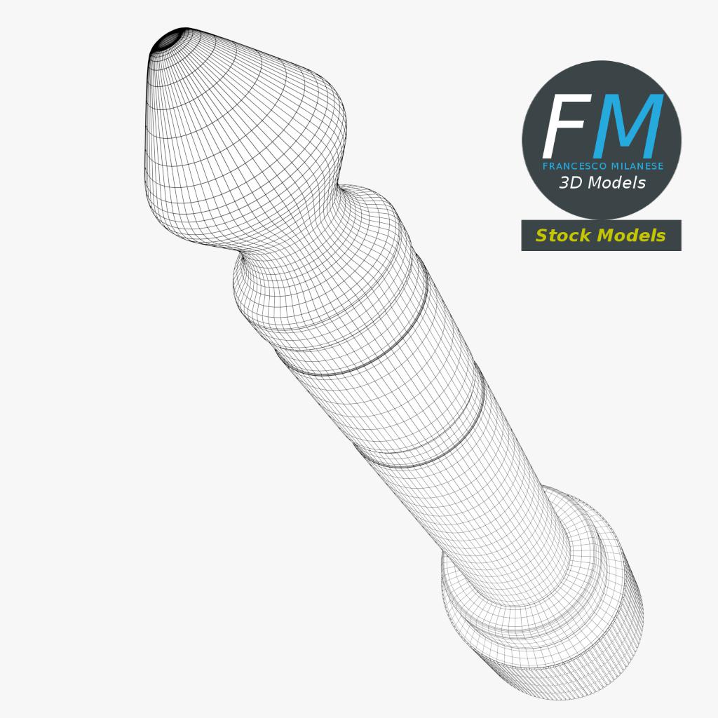 3D-Modell - Klinkenstecker-Adapter - 07