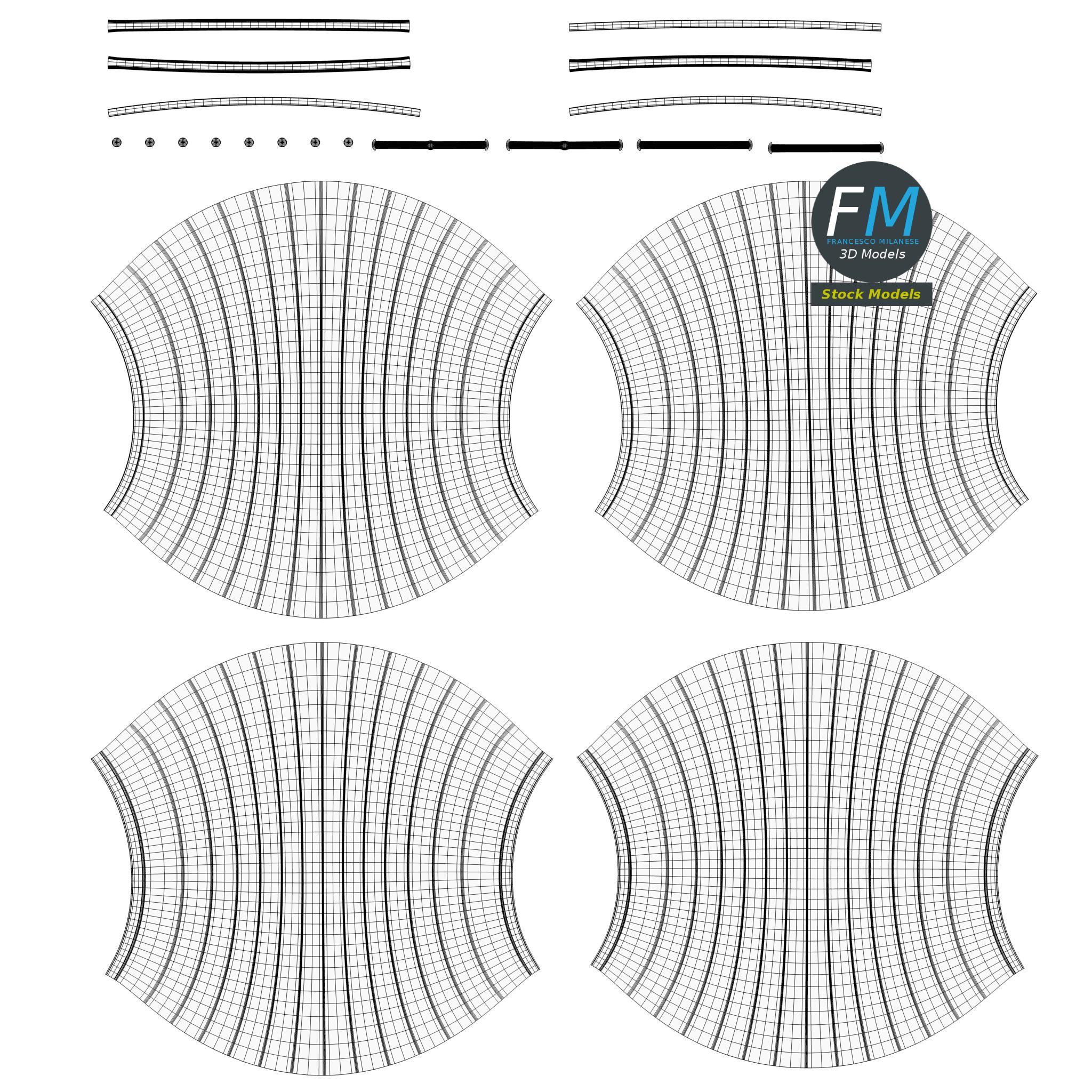 3D-Modell - Runde Japanische Papierlaterne - 11 3D-Modell - Runde Japanische Papierlaterne - 11