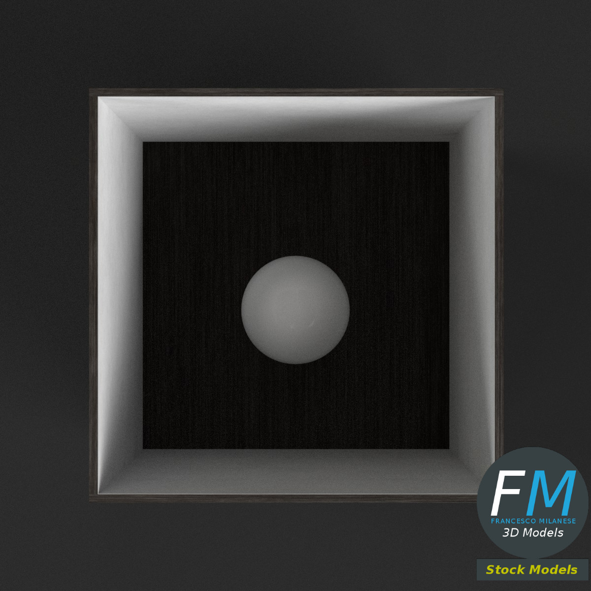 3D-Modell - Japanische Tischlampe - 06