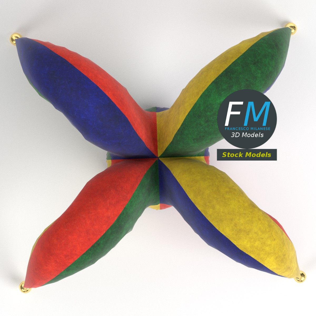 3D-Modell - Hofnarrenmütze - 06