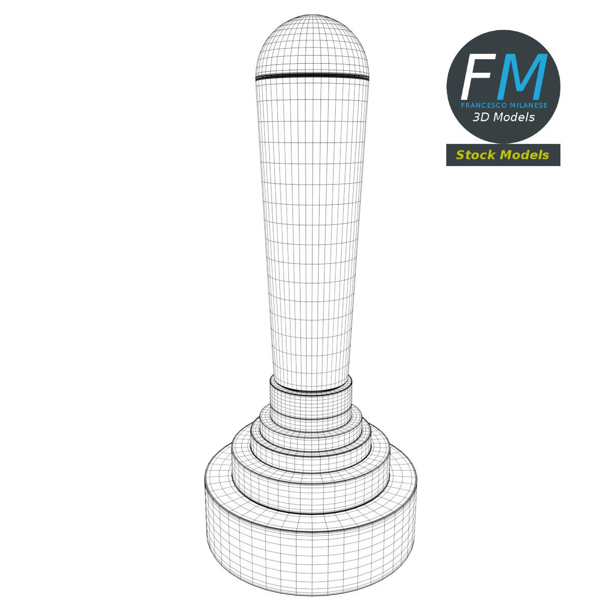 3D-Modell - Joystick-Ventilhebel - 07