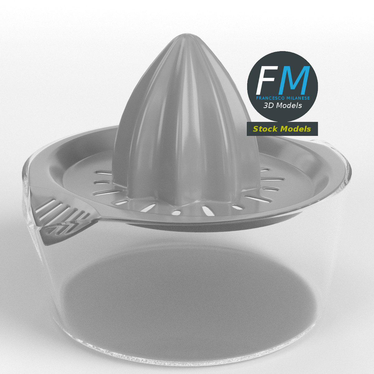 3D-Modell - Manuelle Zitruspresse - 01