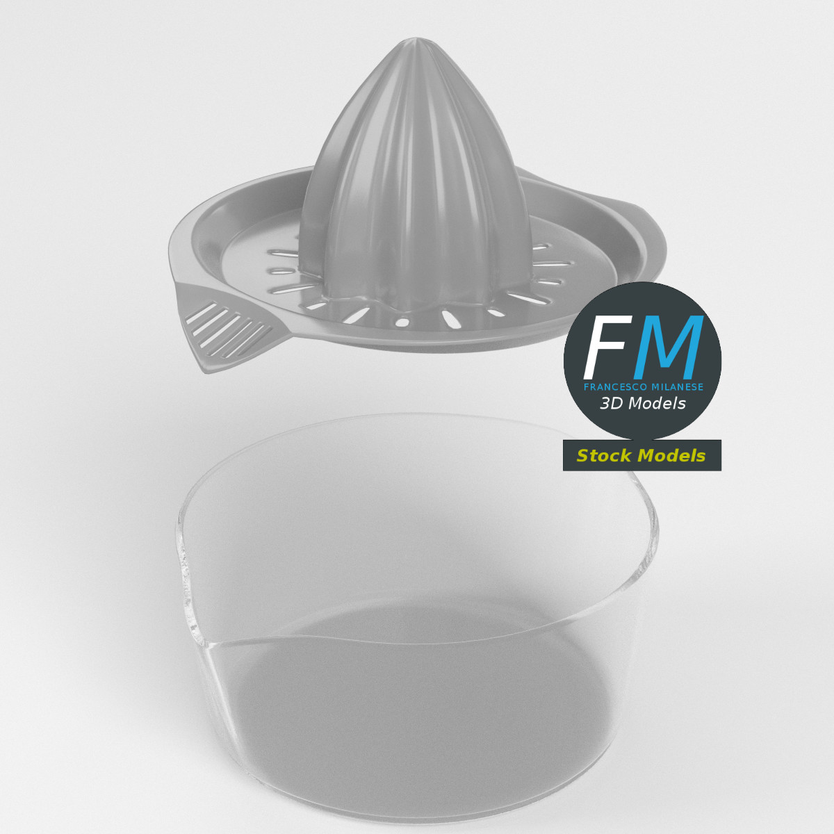 3D-Modell - Manuelle Zitruspresse - 02