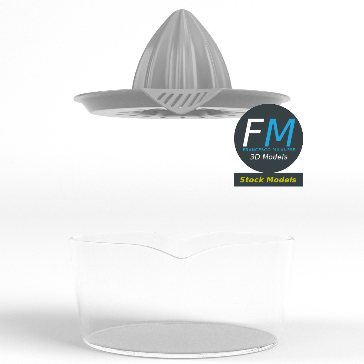 3D-Modell - Manuelle Zitruspresse - 04