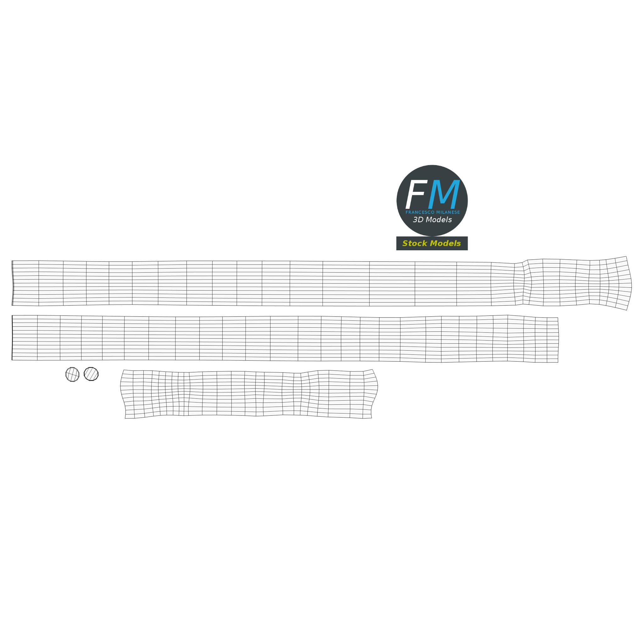 3D-Modell - Jutesack mit Kordel - 12 3D-Modell - Jutesack mit Kordel - 12