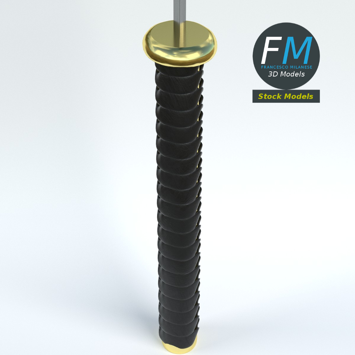 3D-Modell - Japanisches Katana-Schwert - 04