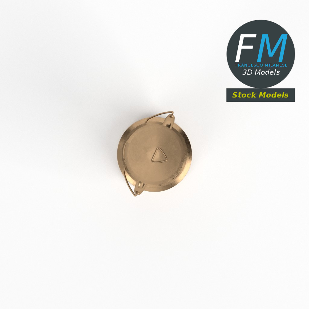 3D-Modell - Petroleumlampe - 06