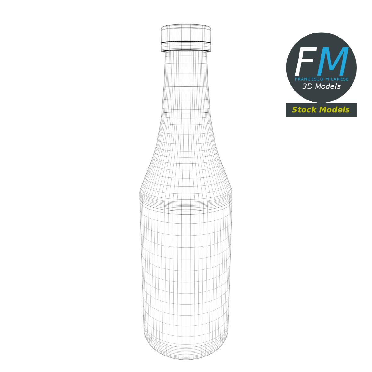 3D-Modell - Ketchupflasche - 07
