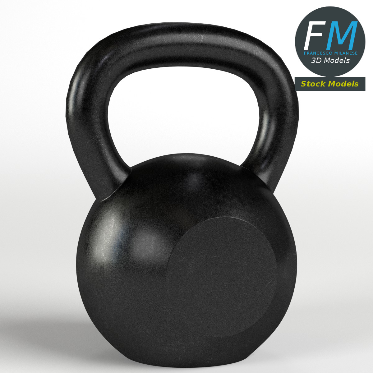 3D-Modell - Kettlebell - 01
