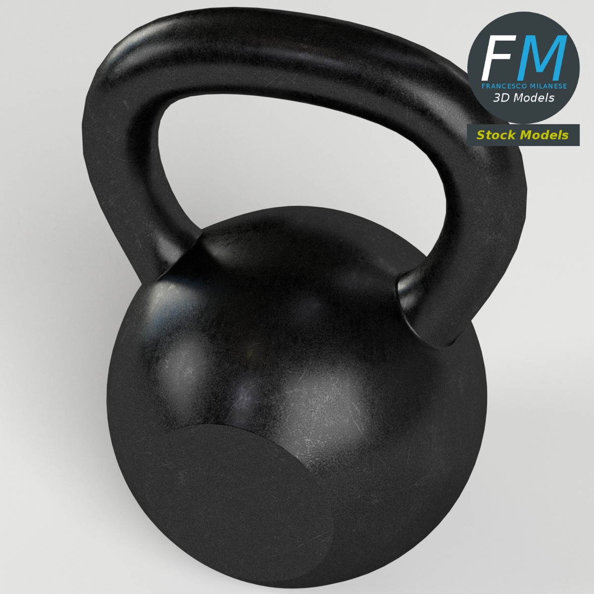 3D-Modell - Kettlebell - 02