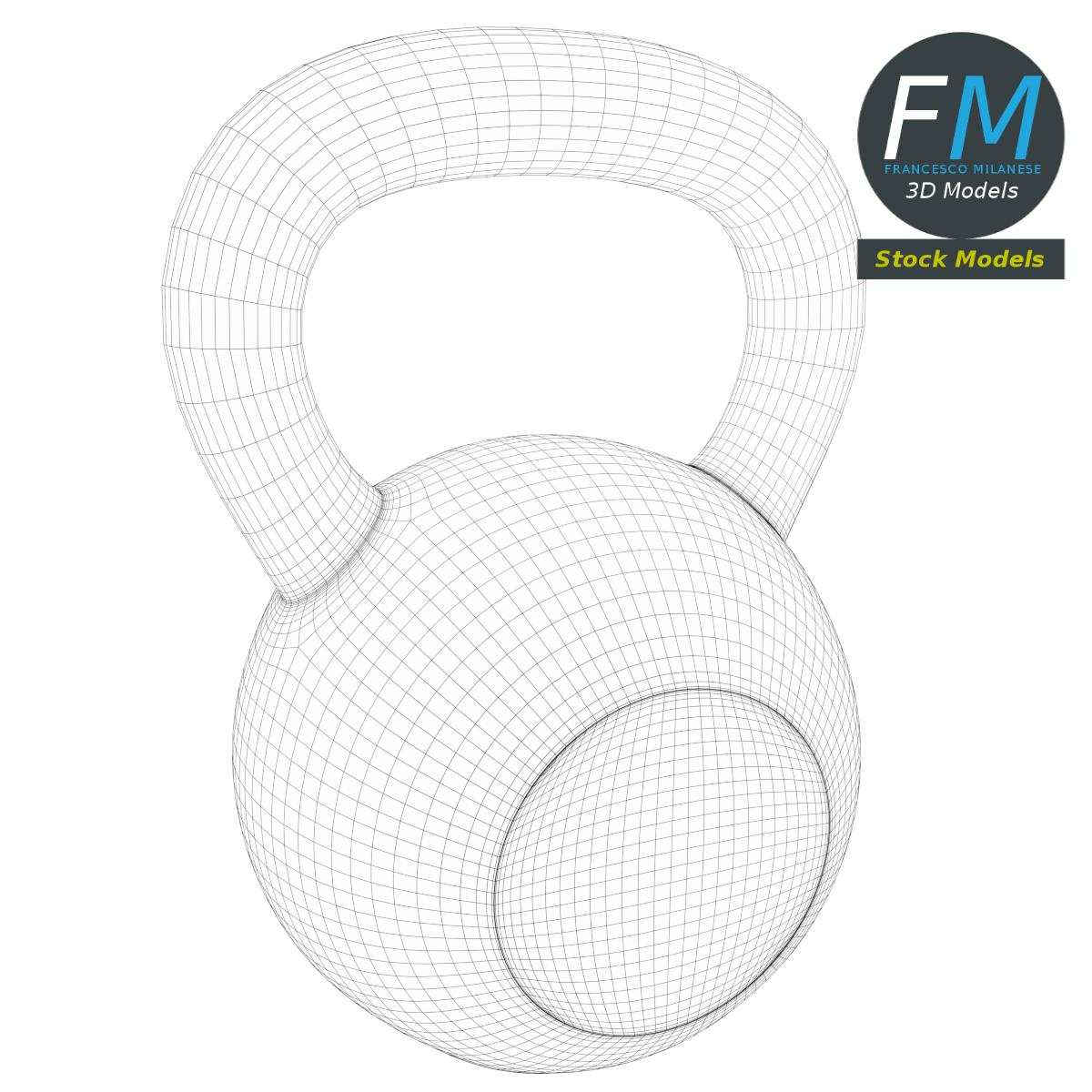3D-Modell - Kettlebell - 07