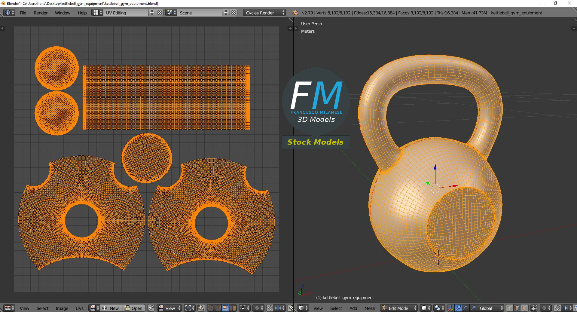 3D-Modell - Kettlebell - 10