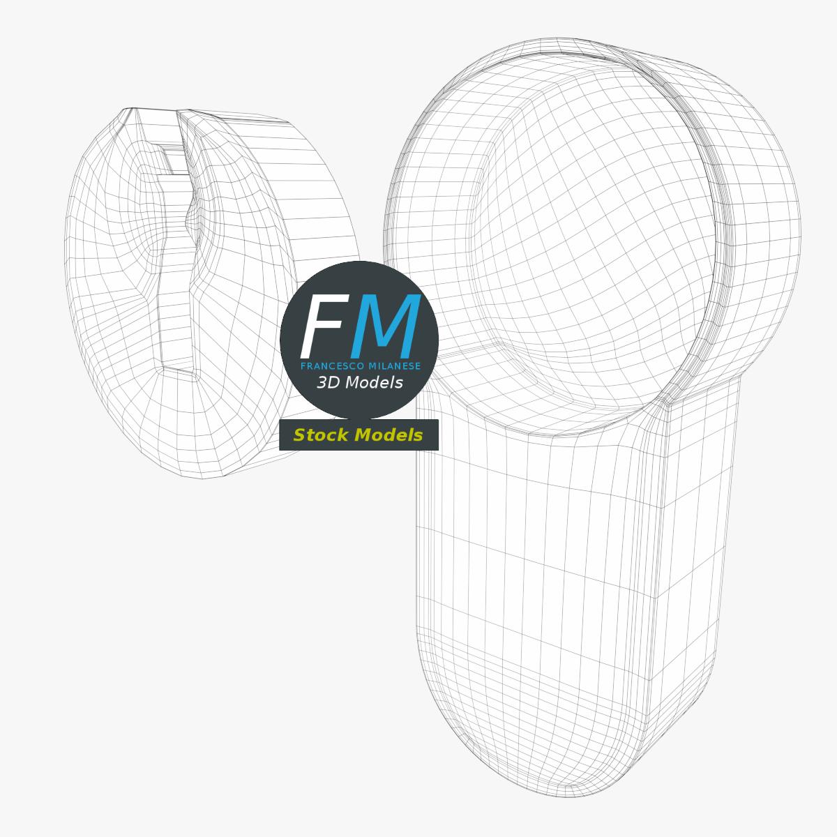 3D-Modell - Schließzylinder mit Schlüsselloch - 08