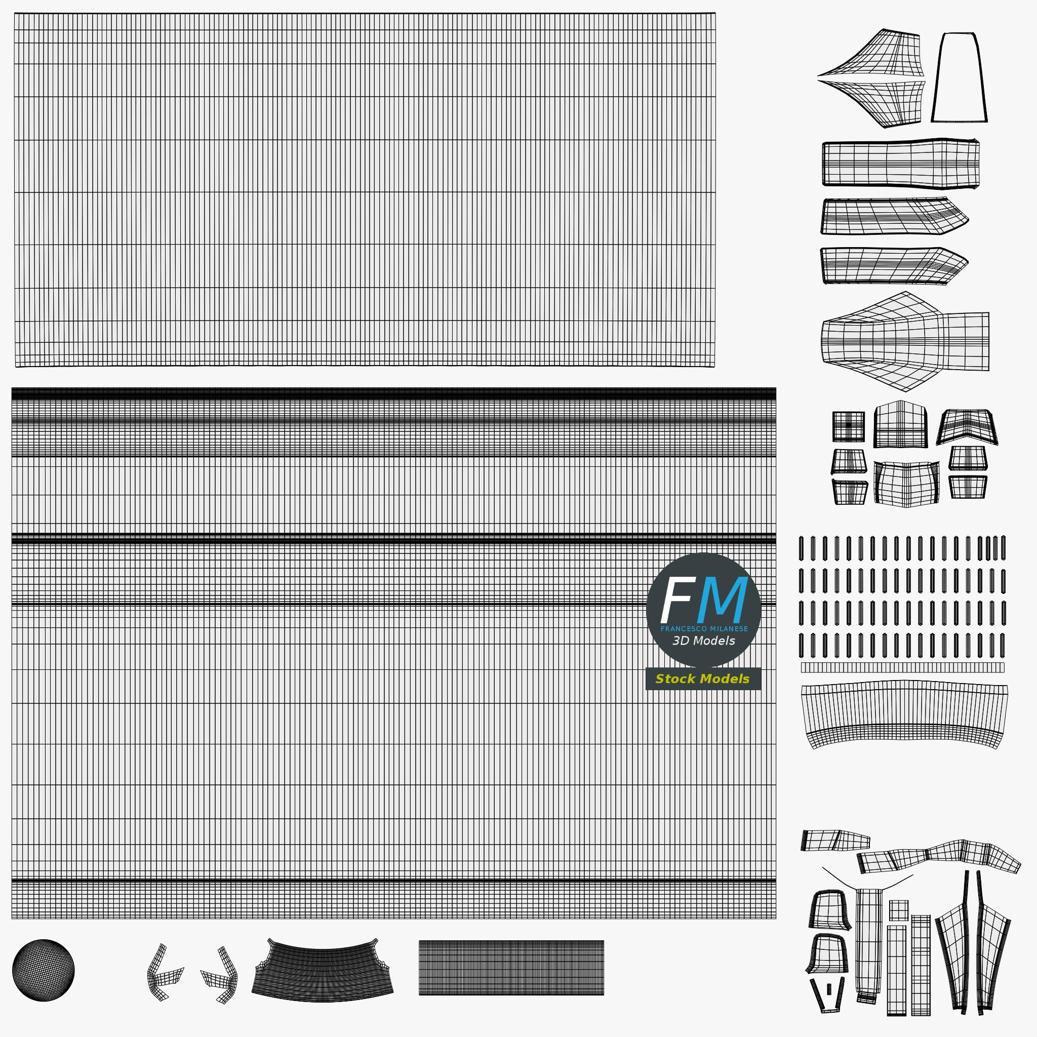 3D-Modell - Set von Küchen-Mehrzweckflaschen - 13 3D-Modell - Set von Küchen-Mehrzweckflaschen - 13