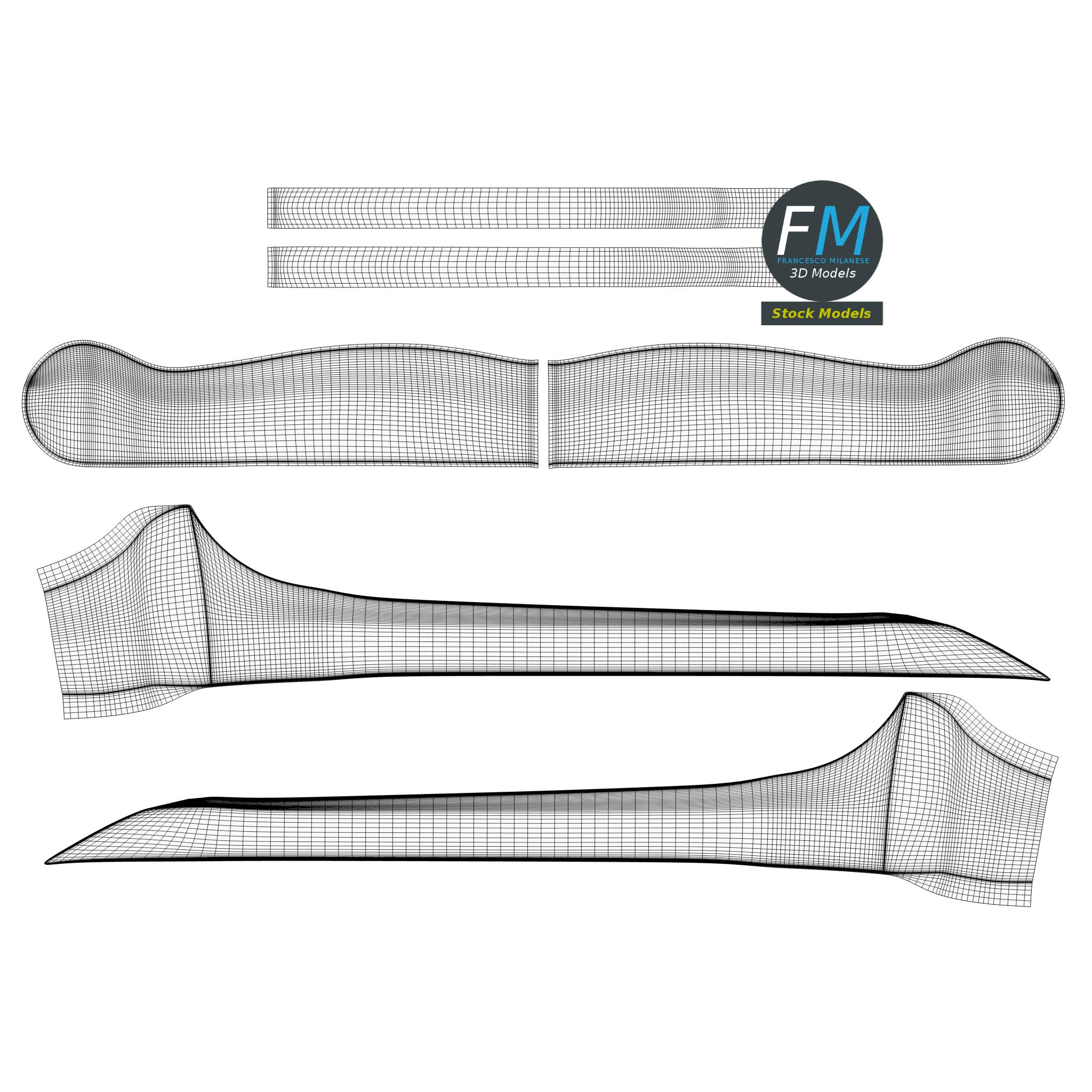 3D-Modell - Küchenmesser-Set - 18