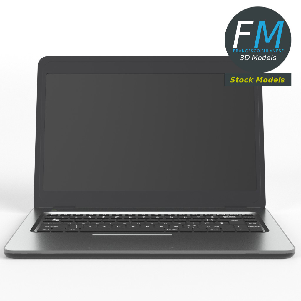 3D-Modell - Laptop-Computer - 03