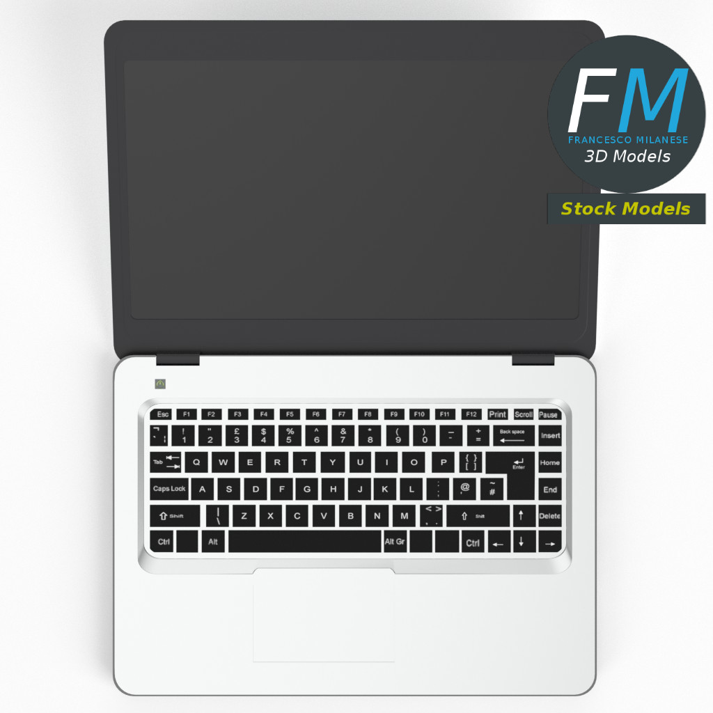 3D-Modell - Laptop-Computer - 06