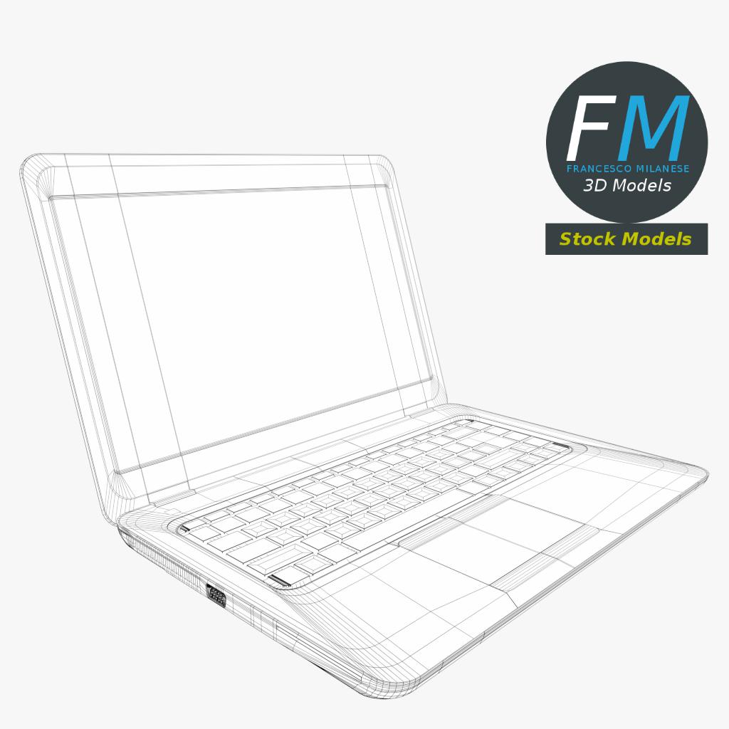 3D-Modell - Laptop-Computer - 07