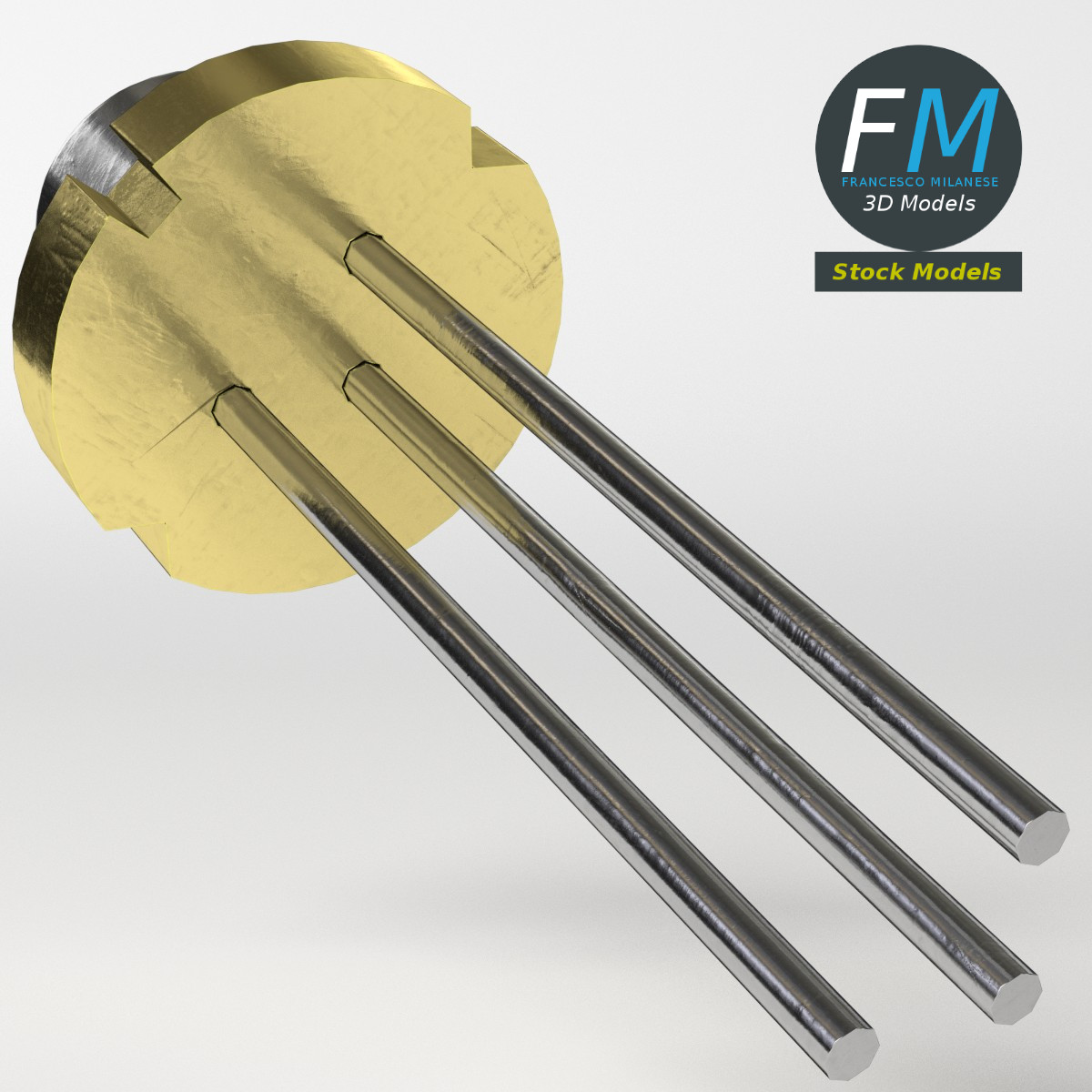 3D-Modell - Laserdiode mit Linse - 05