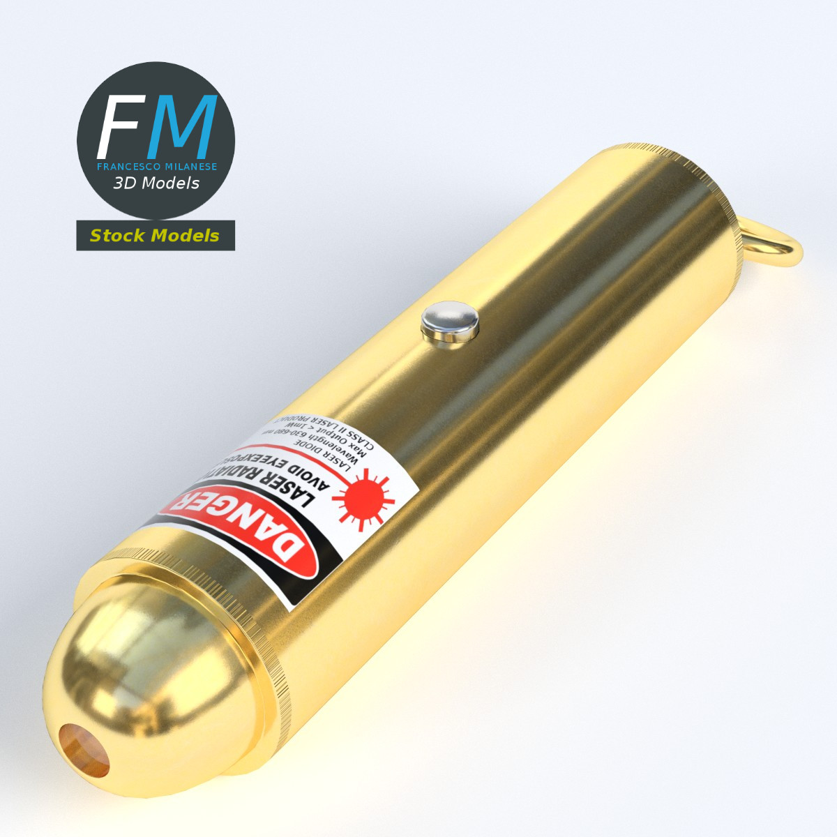 3D-Modell - Laserpointer - 01