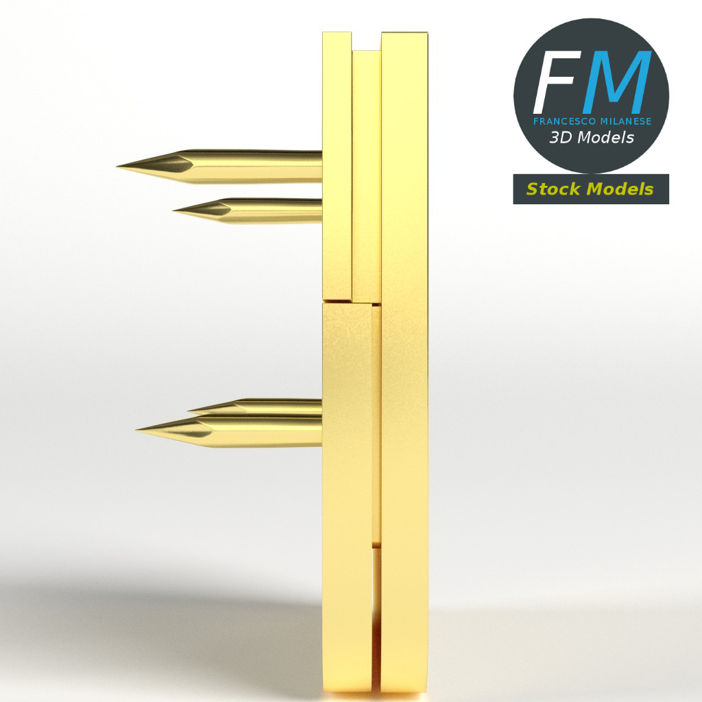 3D-Modell - Kistenverschluss - 04