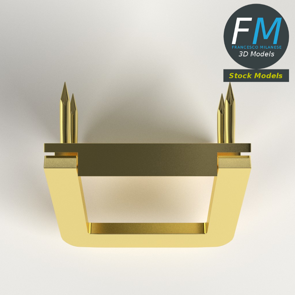 3D-Modell - Kistenverschluss - 06
