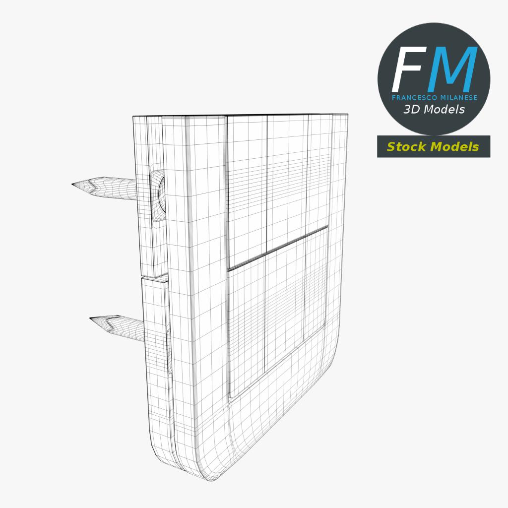 3D-Modell - Kistenverschluss - 07