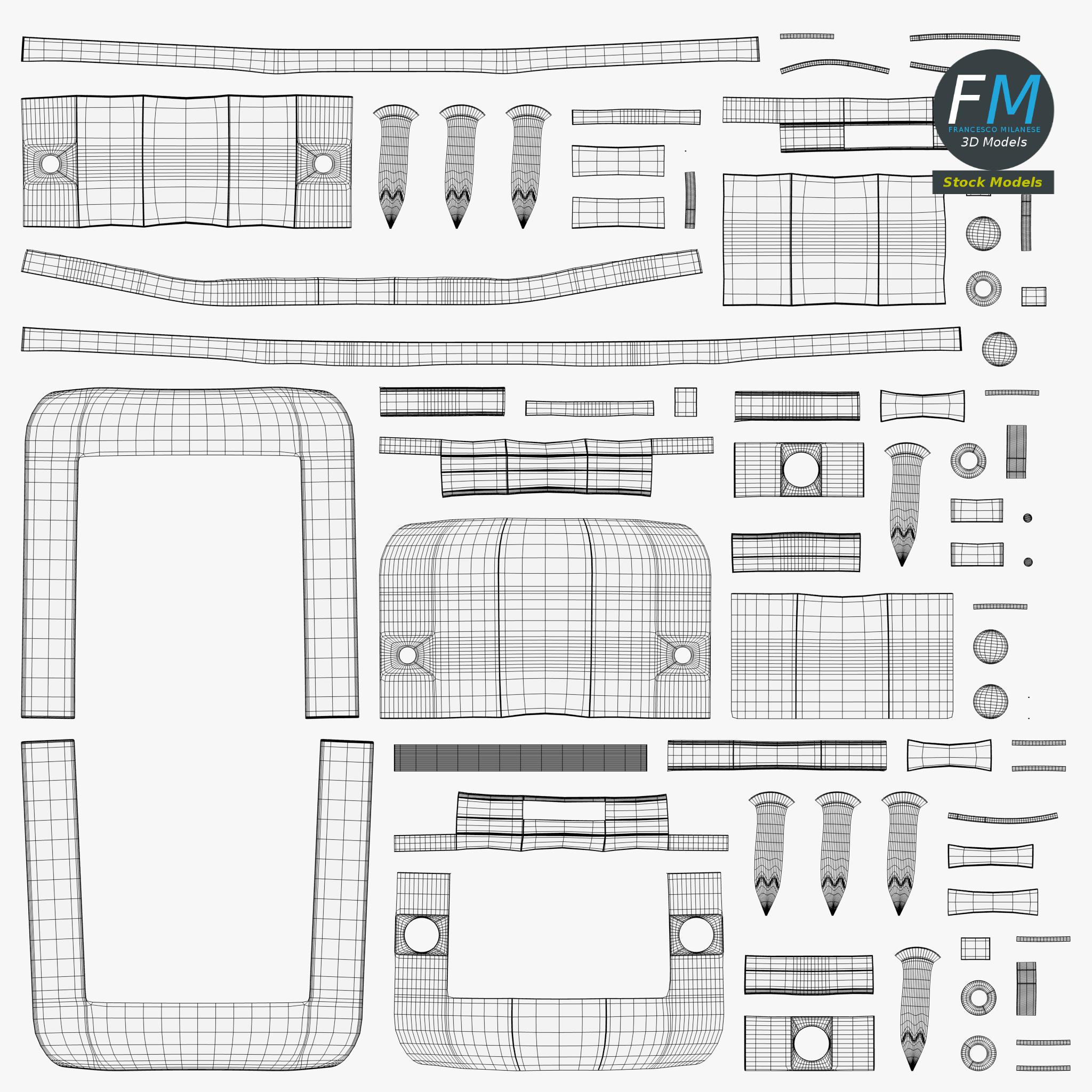 3D-Modell - Kistenverschluss - 11 3D-Modell - Kistenverschluss - 11