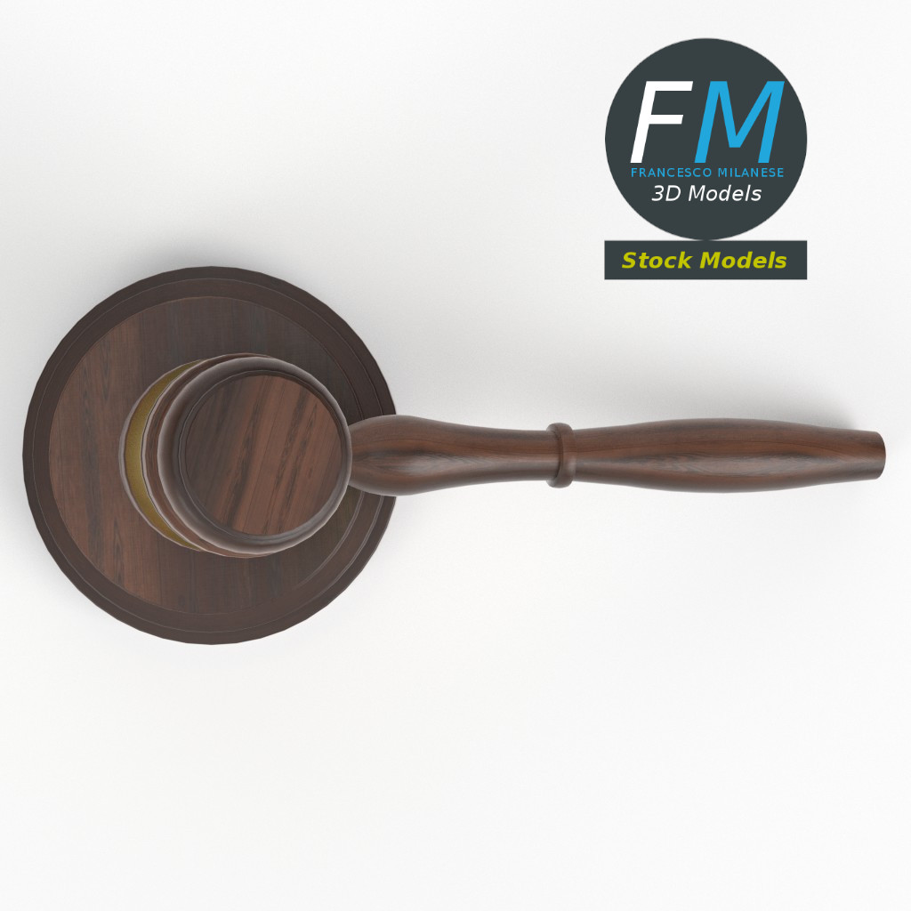 3D-Modell - Richterhammer mit Schlagblock - 06